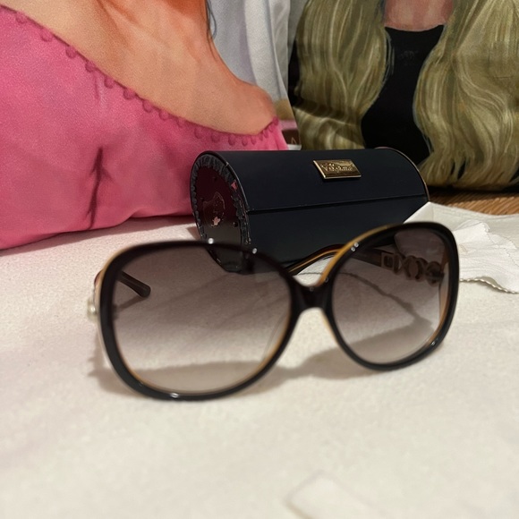 Chopard Swarovski Crystals and Pearls Sunglasses.excellent condition - Picture 2 of 15
